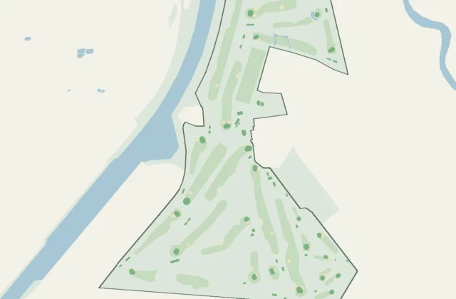 Layout of 1. Golfclub Fürth from OpenStreetMap survey data (ODbL licence).