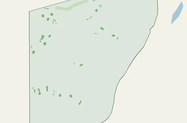 Layout of Aroostook Valley Country Club from OpenStreetMap survey data (ODbL licence).
