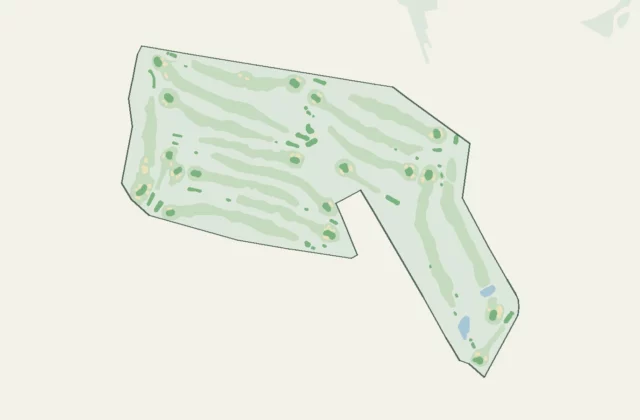 Layout of Ballina Golf & Sports Club from OpenStreetMap survey data (ODbL licence).