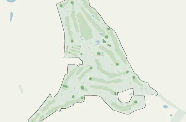 Layout of Förde-Golf-Club Glücksburg from OpenStreetMap survey data (ODbL licence).