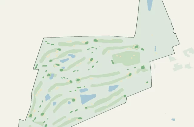 Layout of Golf-Club Heilbronn-Hohenlohe from OpenStreetMap survey data (ODbL licence).