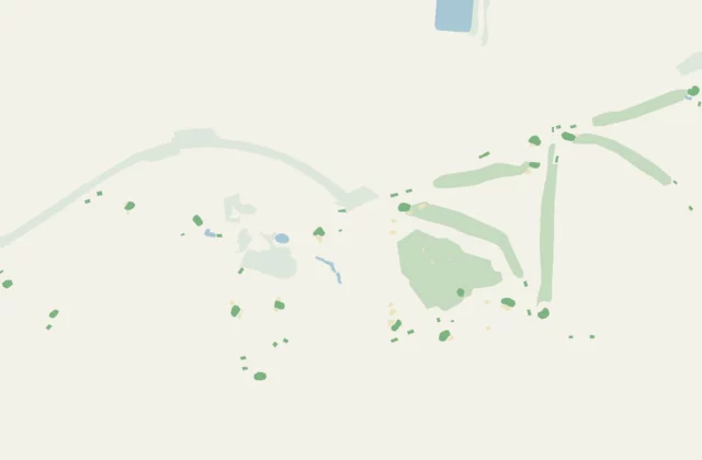 Layout of Golf Club Kassel-Wilhelmshöhe from OpenStreetMap survey data (ODbL licence).