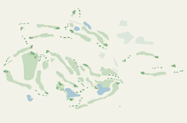 Layout of Golf d’Arcangues from OpenStreetMap survey data (ODbL licence).