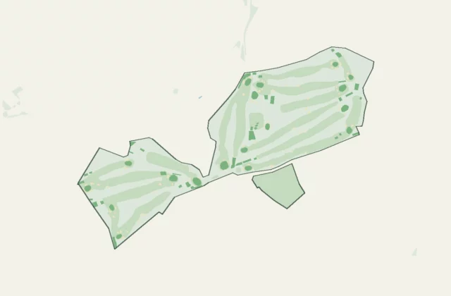 Layout of Golf de Biarritz le Phare from OpenStreetMap survey data (ODbL licence).