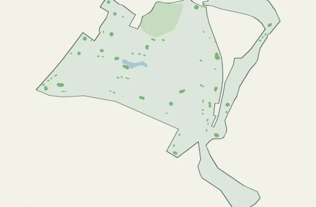 Layout of Golf de Digne La Lavande from OpenStreetMap survey data (ODbL licence).