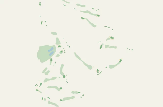 Layout of Golf de Villars from OpenStreetMap survey data (ODbL licence).
