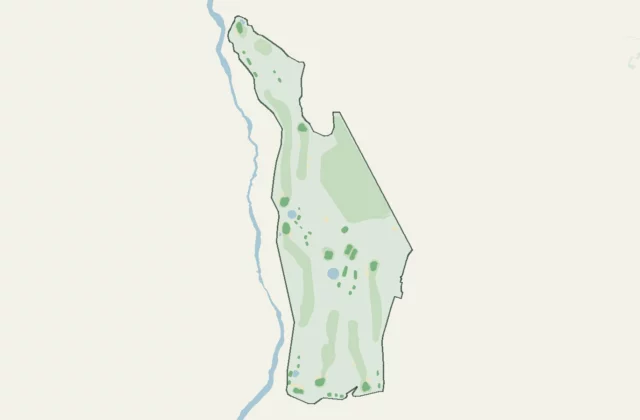 Layout of Golf Club Domaine du Brésil from OpenStreetMap survey data (ODbL licence).