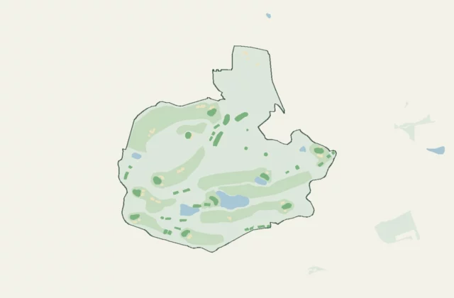 Layout of Golf Meggen from OpenStreetMap survey data (ODbL licence).