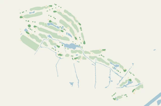 Layout of Golfclub Interlaken-Unterseen from OpenStreetMap survey data (ODbL licence).