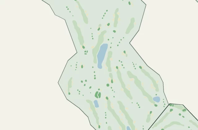 Layout of Greystone Golf Club from OpenStreetMap survey data (ODbL licence).
