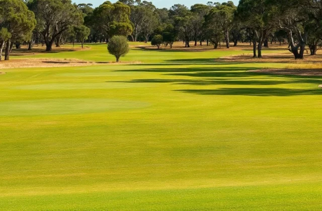 Illustration generated by artificial intelligence. This is not a photograph of this course: no freely licensed image of the site exists to date.