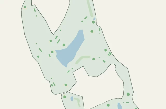 Layout of Linden Hall from OpenStreetMap survey data (ODbL licence).