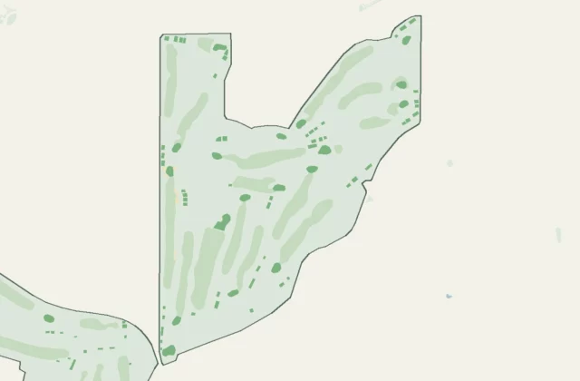 Layout of Mission Hills Country Club from OpenStreetMap survey data (ODbL licence).