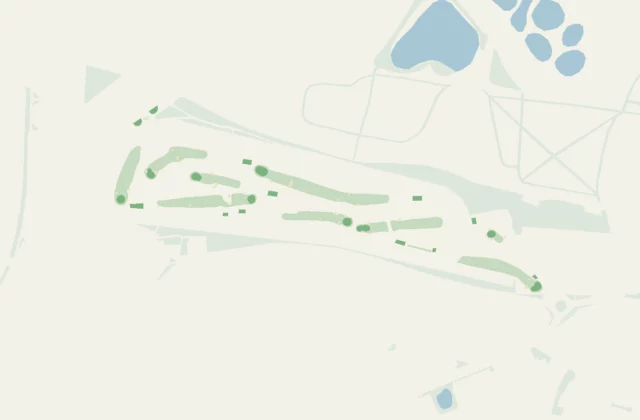 Layout of Musselburgh Links from OpenStreetMap survey data (ODbL licence).