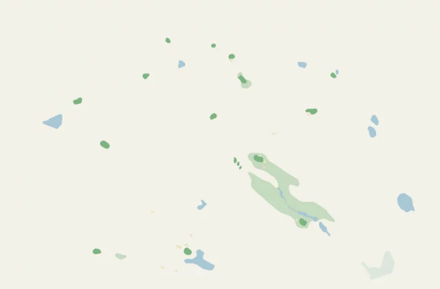 Layout of Nacka Golfklubb from OpenStreetMap survey data (ODbL licence).