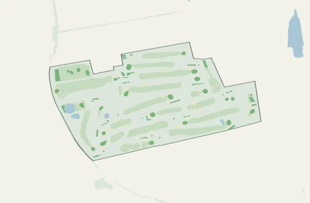 Layout of North Hempstead Country Club from OpenStreetMap survey data (ODbL licence).