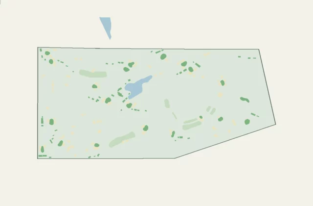 Layout of Onwentsia Club from OpenStreetMap survey data (ODbL licence).
