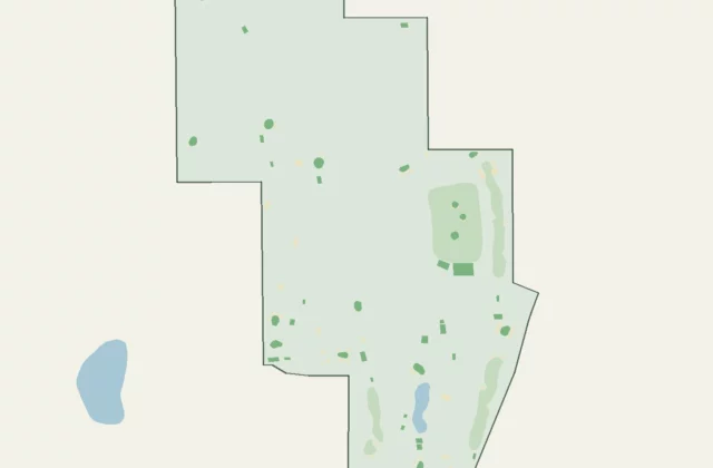 Layout of Ravisloe Country Club from OpenStreetMap survey data (ODbL licence).