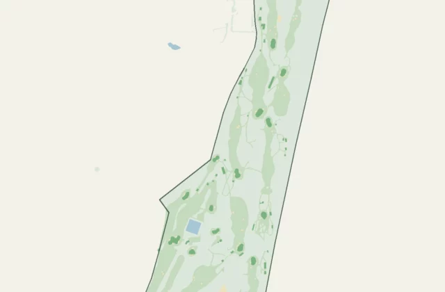 Layout of Royal Aberdeen Golf Club from OpenStreetMap survey data (ODbL licence).