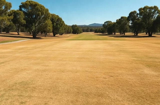 Illustration generated by artificial intelligence. This is not a photograph of this course: no freely licensed image of the site exists to date.