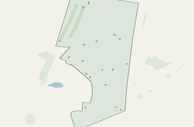 Layout of Annanhill Golf Club from OpenStreetMap survey data (ODbL licence).
