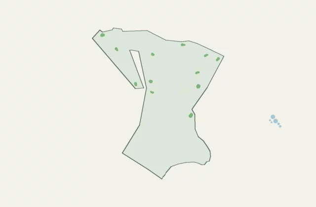 Layout of Ballochmyle Golf Club from OpenStreetMap survey data (ODbL licence).