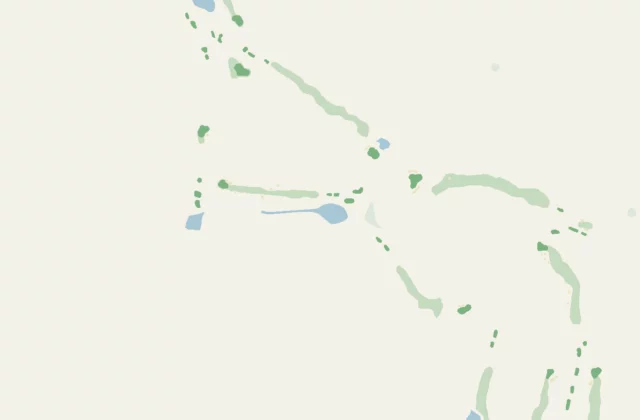 Layout of Collingtree Park Golf Club from OpenStreetMap survey data (ODbL licence).