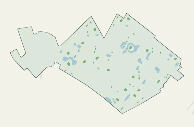 Layout of Golf- und Landclub Coesfeld from OpenStreetMap survey data (ODbL licence).
