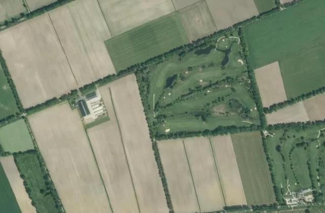 Levant (Golfbaan De Schoot) vanuit de lucht. Luchtfoto PDOK / Kadaster, licence ouverte.