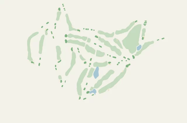 Layout of Golfclub Pfaffing Wasserburger Land from OpenStreetMap survey data (ODbL licence).