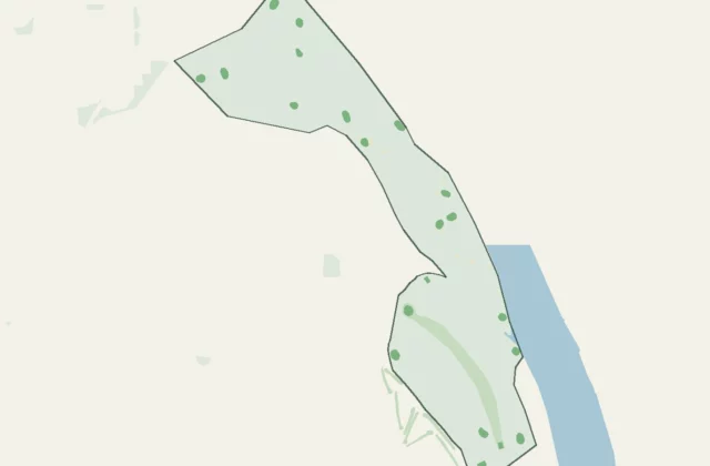 Layout of North Inch Golf Course from OpenStreetMap survey data (ODbL licence).