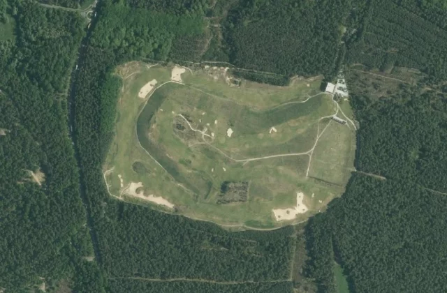 The Links Valley vanuit de lucht. Luchtfoto PDOK / Kadaster, licence ouverte.